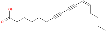 11 hexadecen 7,9 diynoic acid, (z) 